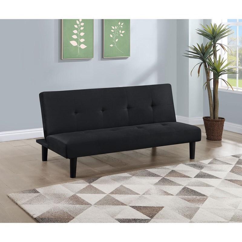 Black Fabric Click Sofa